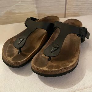 Birkenstock Gizeh Birko-flor black womens 10/eu 41